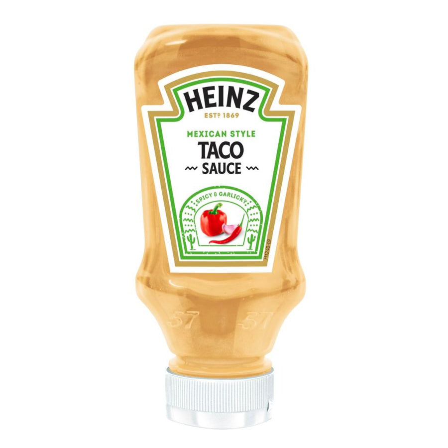 Confezione da 220ml di salsa per tacos Heinz