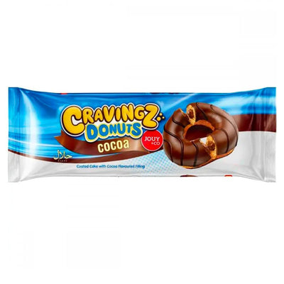 Confezione da 5 ciambelle al cioccolato Jouy e Co Cravingz Donuts Cocoa