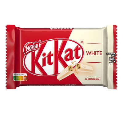 Confezione da 42g di wafer alla cioccolata bianca Kit Kat White