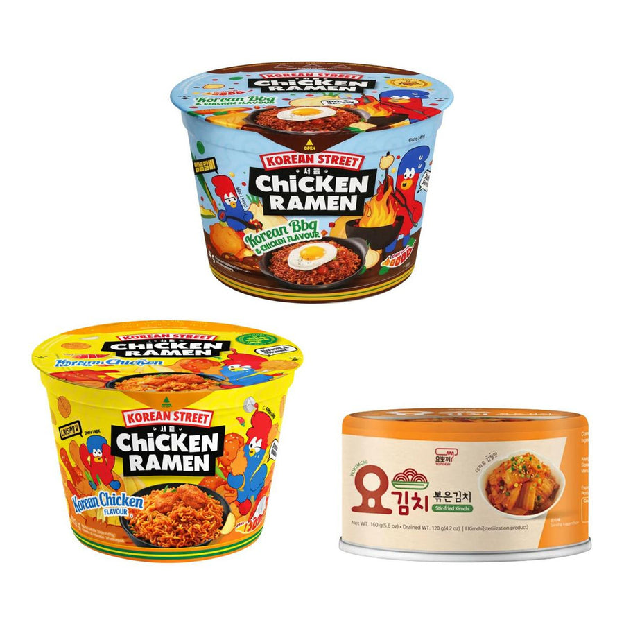 Korean Street und Yopokki Box, 3 Produkte
