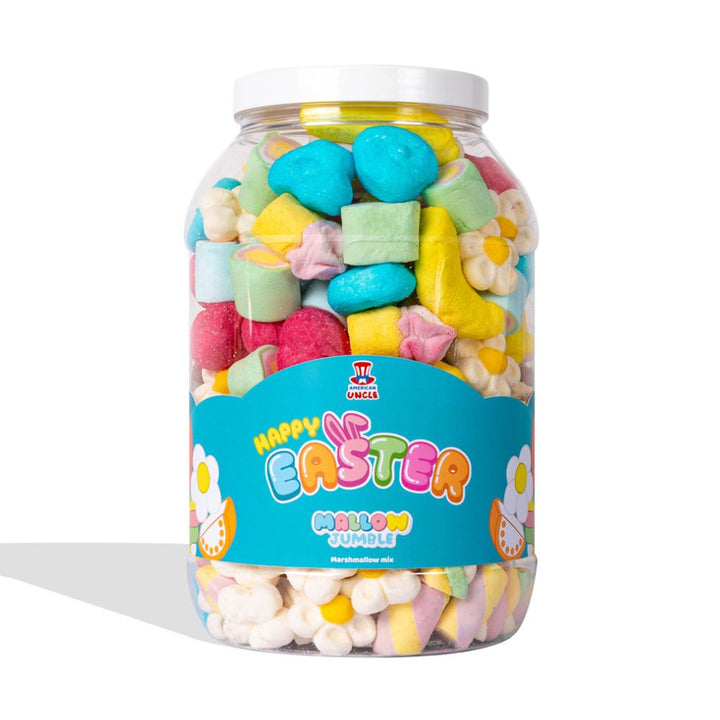 Mallow Jumble "Frohe Ostern", Glas von marshmallow zum Zusammenstellen mit deinen Lieblingsgeschmäckern 