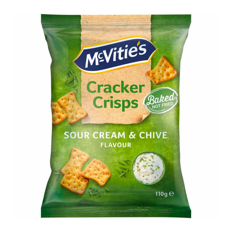 Confezione da 110g di cracker alla panna acida ed erba cipollina McVitie&