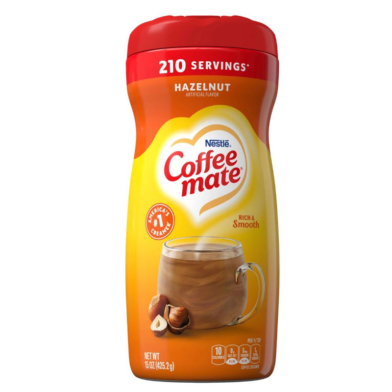 Nestlé Coffee-Mate Hazelnut, miscela in polvere alla nocciola da 425.2g 