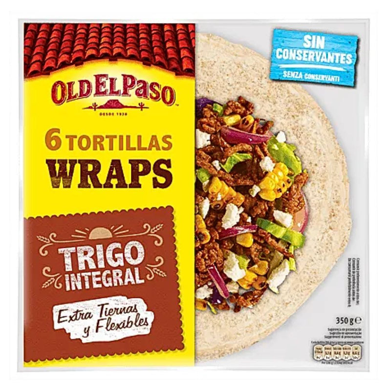 Confezione da 350g di tortillas integrali Old el Paso