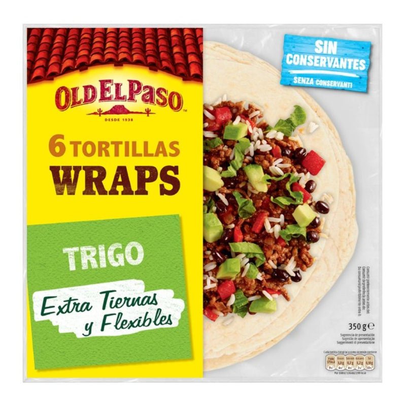 Confezione da 350g di tortillas Old el Paso