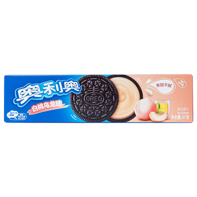 Confezione da 97g di biscotti alla pesca Oreo Peach Oolong