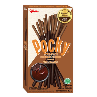 Confezione da 47g di biscotti al cioccolato Pocky Biscuit Double Choco