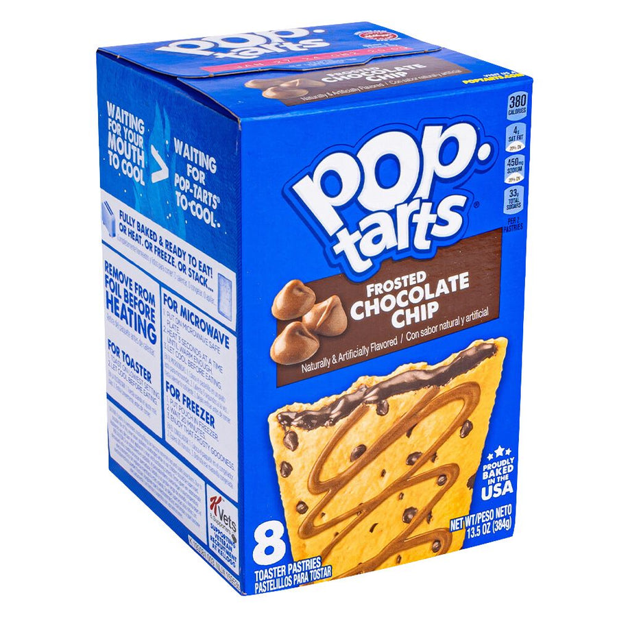 Confezione da 384g di biscotti ripieni al cioccolato Pop Tarts Frosted Chocolate Chip