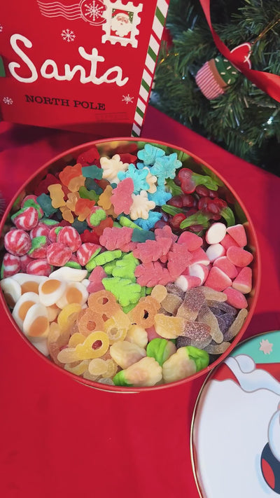 Wunnie Bucket 3kg con caramelle gommose tema natalizio