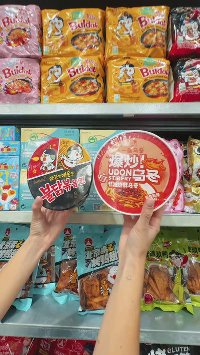 video dimostrativo di bowl di noodle