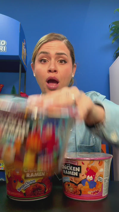 Assaggio di noodles coreani 