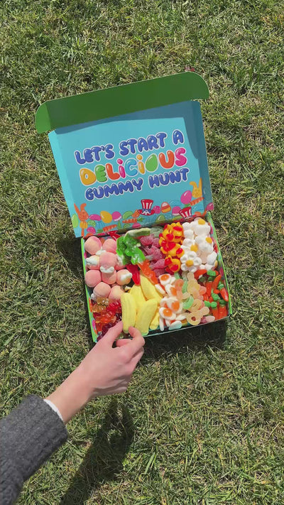 Candy box Easter nel prato