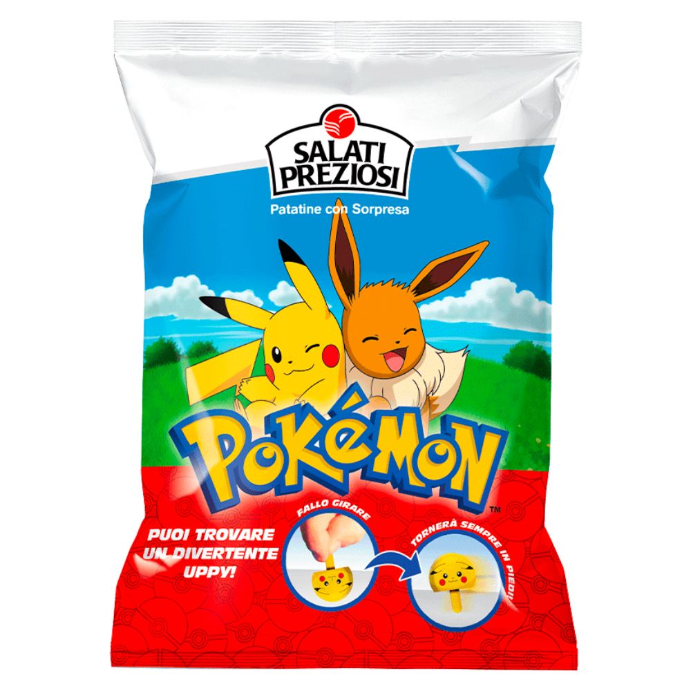 Salati Preziosi Pokemon, Chips mit Überraschung 25g 