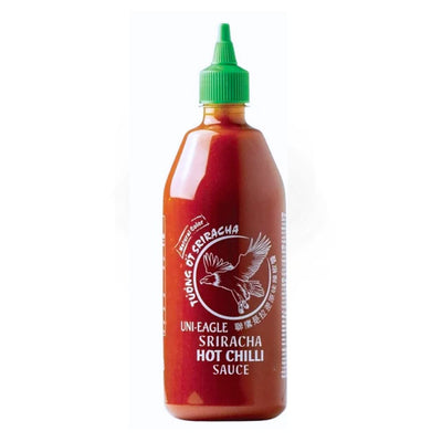 Confezione da 430ml di salsa piccante Uni Eagle Sriracha