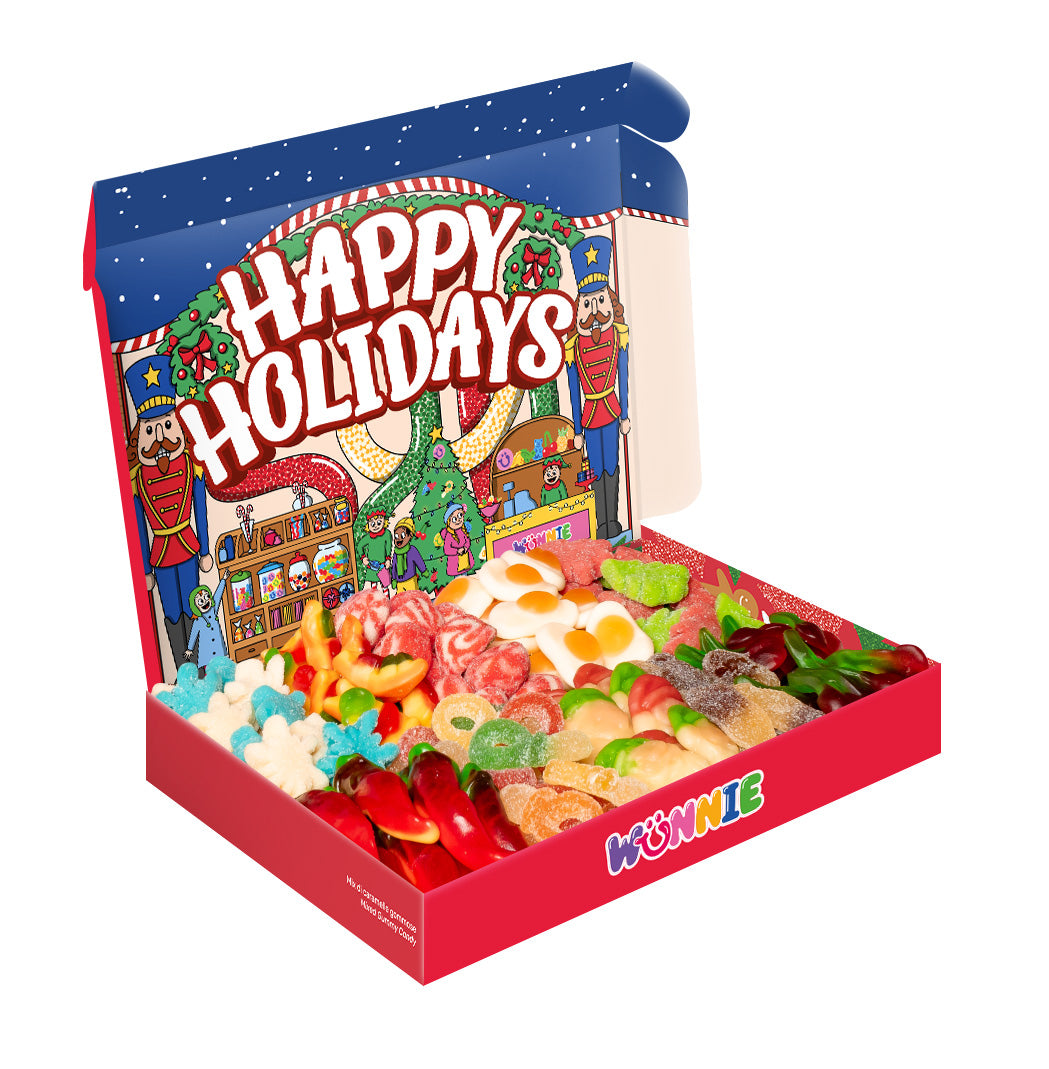 Wunnie Box “Frohe Feiertage” - 1 kg 
