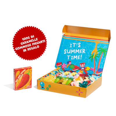 Candy box Summer Edition, Schachtel mit Gummibonbons zum Zusammenstellen mit deinen Lieblingsgeschmäcken