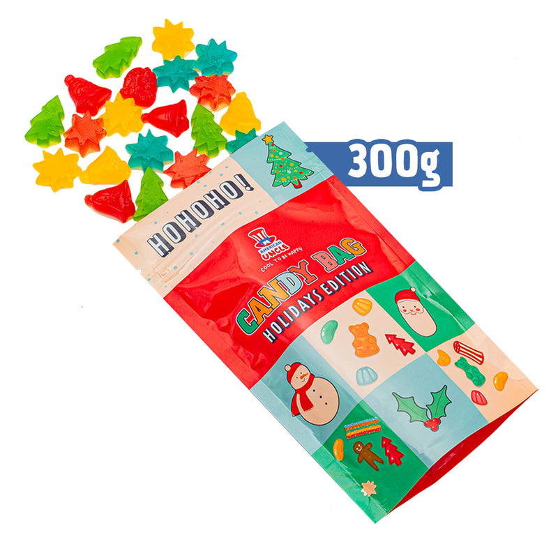 Candy mix Holidays Edition, Beutel mit gummierten Süßigkeiten 300g