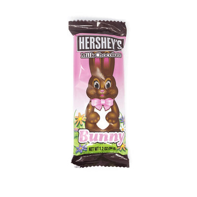 Hershey's Milk Chocolate Bunny, barretta di cioccolato al latte a forma di coniglietto pasquale da 34g (1954221359201)