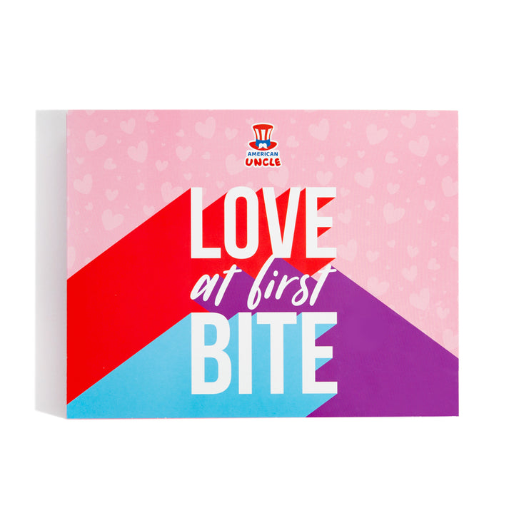 Love Bites Box, Packung mit 12 Schachteln Pralinen und Süßigkeiten 
