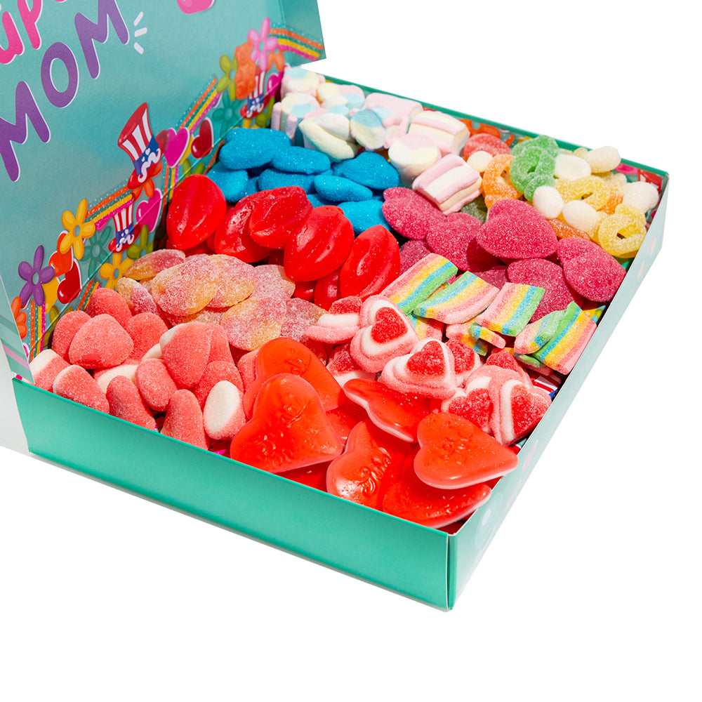 Candy Box - Super Mom Edition von 1kg als Überraschung + Snack Box - Super Mom Edition 