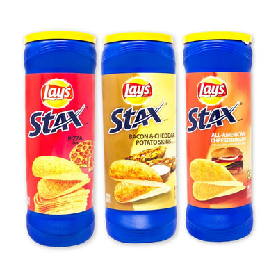 Lay's Stax 3 tubi vario gusto, patatine in vari gusti da 3 confezioni (1954205859937)