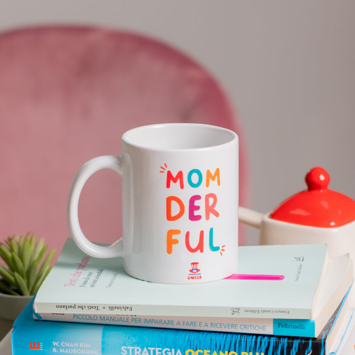Momderful Tasse, Geschenkidee für Mama mit 350ml 