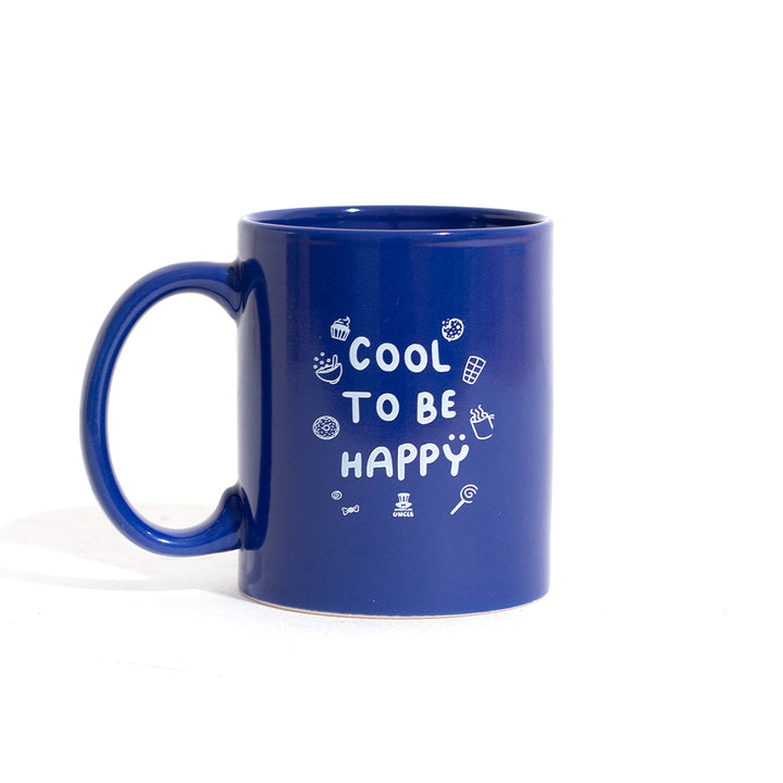 Mug Cool to be Happy, originale Keramiktasse, Geschenkidee 