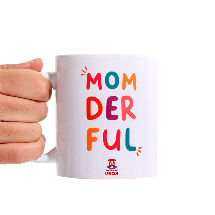 Momderful Tasse, Geschenkidee für Mama mit 350ml 