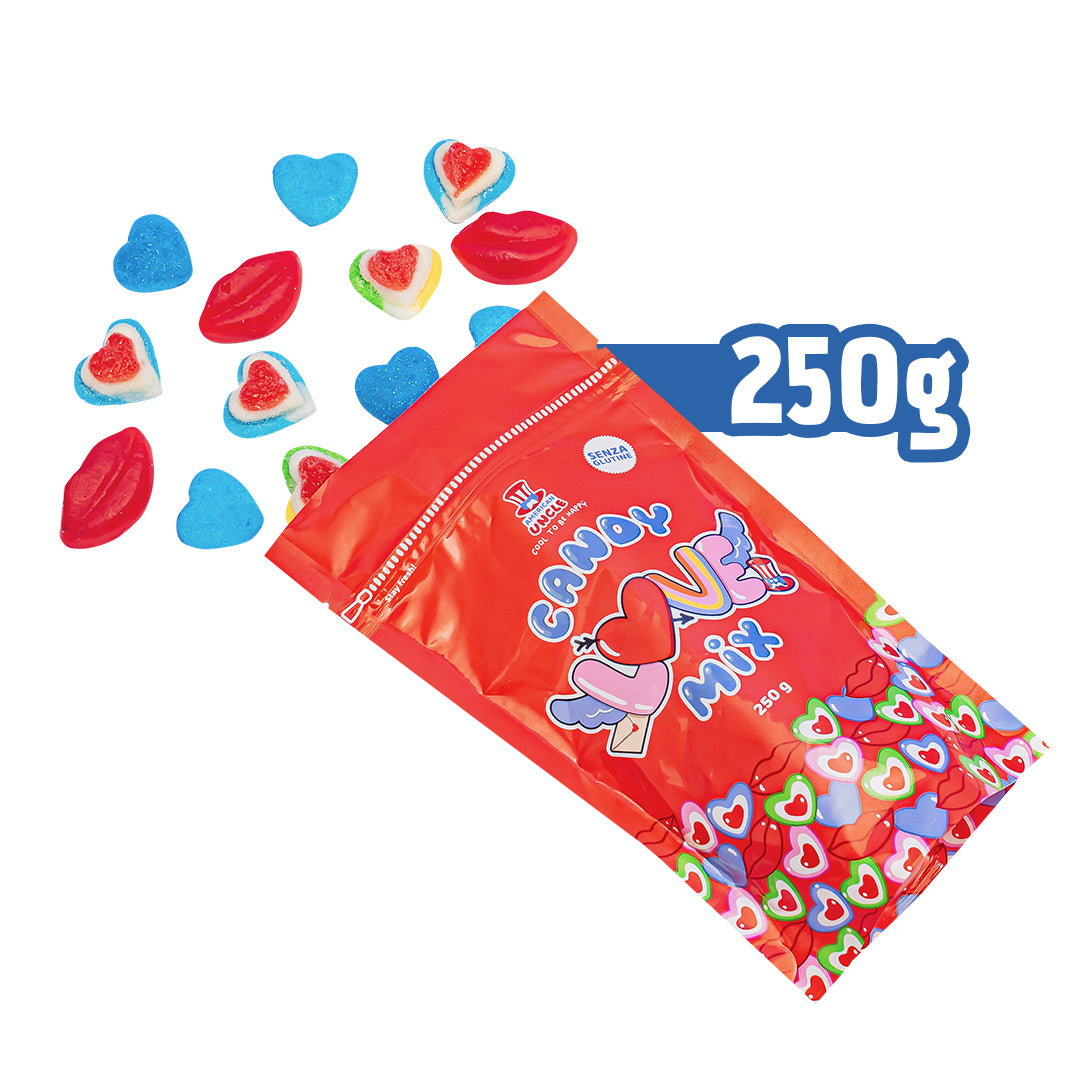 Candy mix - Love Edition, Packung mit 250g Gummibärchen 