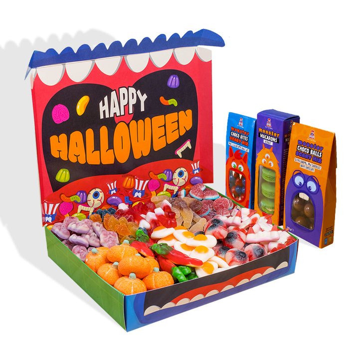 Candy box + Scary mix (Macarons, Choco Balls, Choco Bites) 