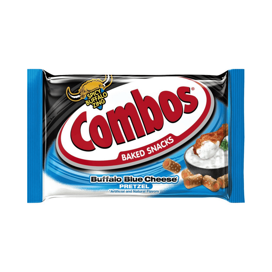 Combos Buffalo Blue Cheese Pretzel, cracker al formaggio e buffalo da 51g (1954233221217)