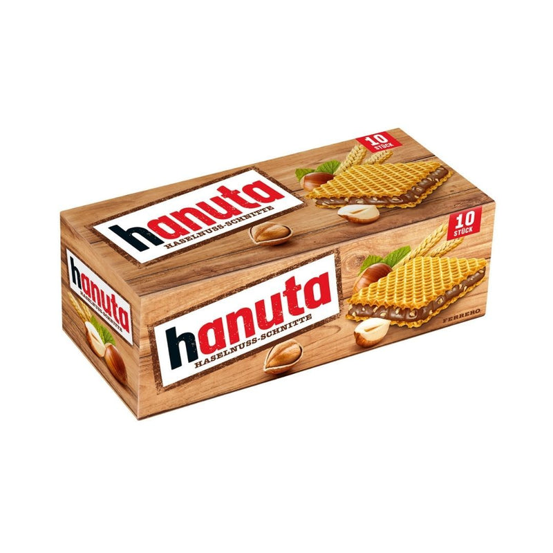 Ferrero Hanuta - Packung mit 10 Waffeln mit Haselnusscreme – American Uncle Ferrero Hanuta - Packung mit 10 Waffeln mit Haselnusscreme – American Uncle