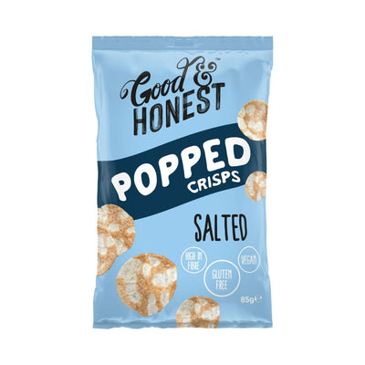 Good&Honest Popped Crisps Salted 85g