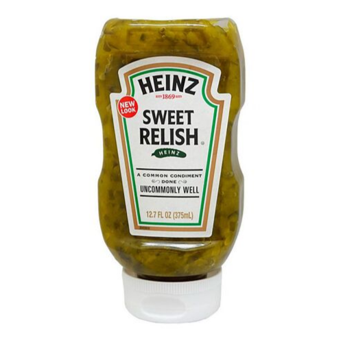 Heinz Sweet Relish Squeeze, confezione di condimento al cetriolo dolce da 296 ml (4113321689185)