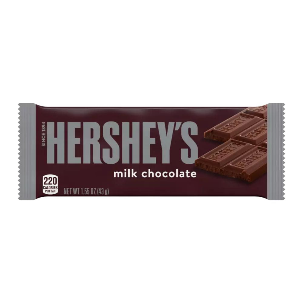 Hershey's Milk Chocolate, Milchschokoladenriegel mit 43g 