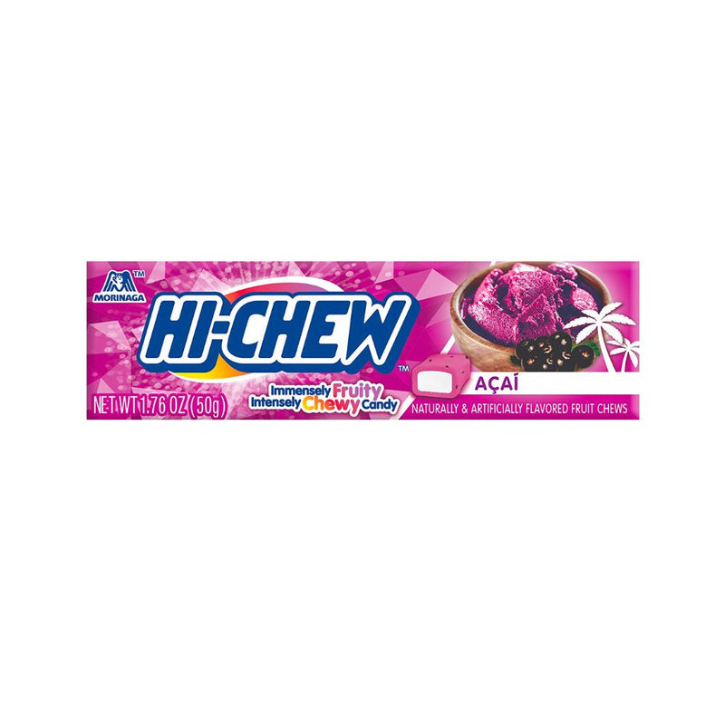 Confezione da 50g di gomma da masticare al gusto acai Hi Chew Acai