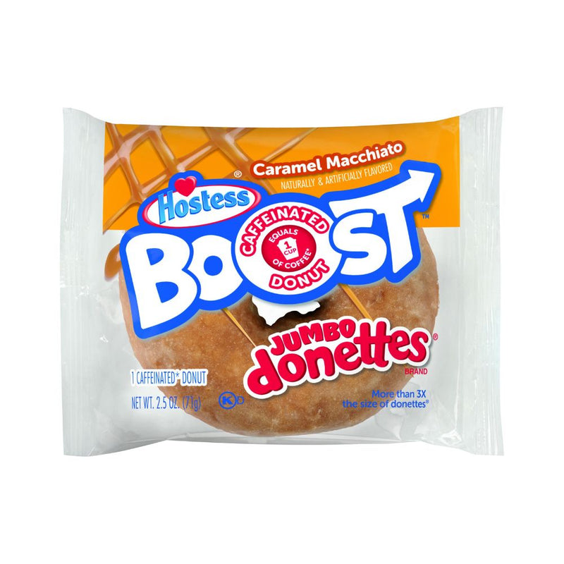 Hostess Boost Jumbo Donettes Caramel Macchiato 71g