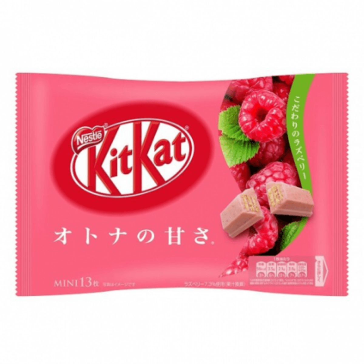Kit Kat Mini Raspberry - Waffeln gefüllt mit Preiselbeercreme 126g ...