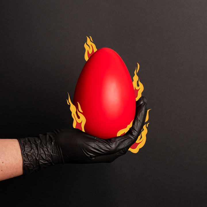 American Uncle Die Hot Egg Challenge, scharfes Schokoladenei mit Carolina Reaper, 150g 