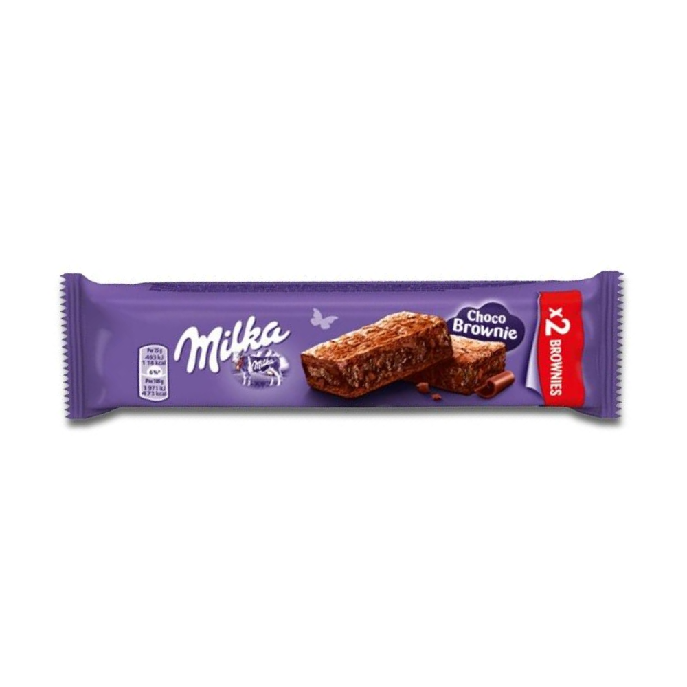 Milka Choco Brownie, 2 Milchschokoladen-Brownies à 25g 