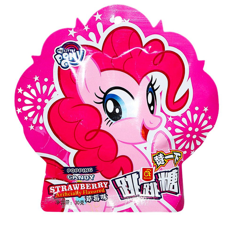 Confezione da 30g di caramelle alla fragola My Little Pony Popping Candy Strawberry