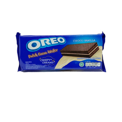 Confezione Oreo Crispy & Creamy Choco Vanilla Dutch Cocoa Wafer da 140g