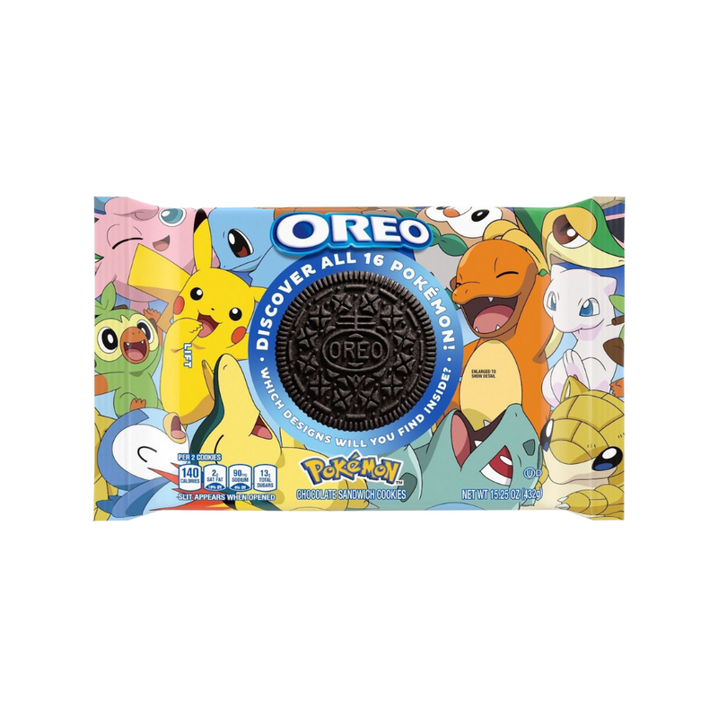 Oreo Pokémon Limited Edition, 432g Schokoladen Oreo Kekse