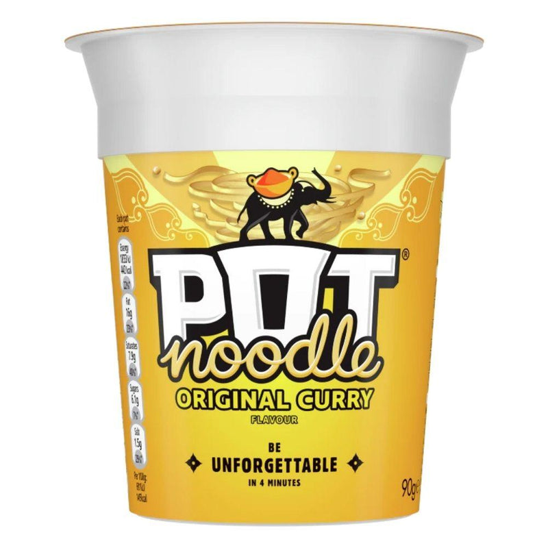 Pot Noodle Original Curry, Curry-Nudeln mit Mangosoße 90g