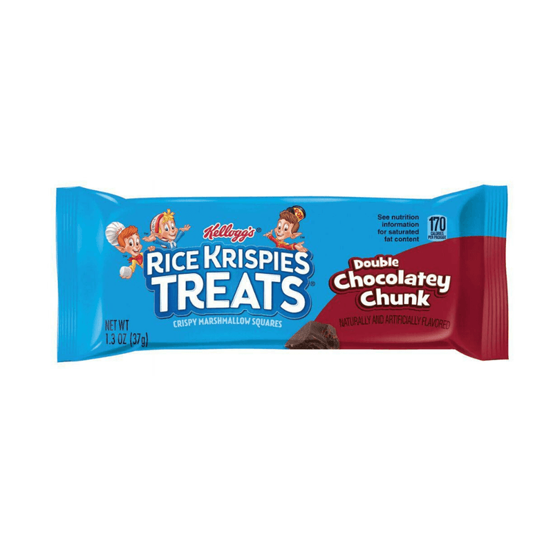 Rice Krispies Treats Double Chocolatey Chunk Bar, barretta di riso soffiato al cioccolato da 37g (4631154065505)