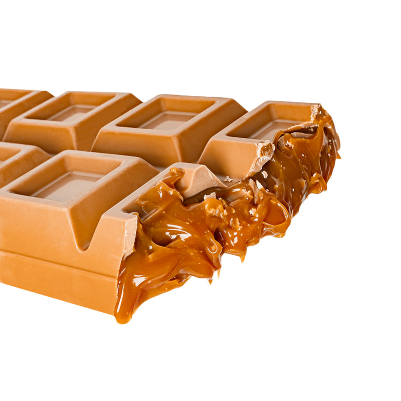 XL Creamy Toffee gefüllte Choco Love Bar, Schokolade mit Karamellfüllung und Toffee-Creme 500g