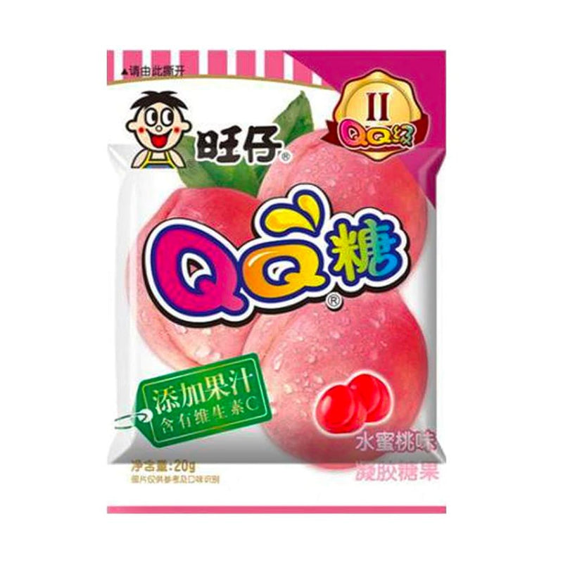 Confezione da 20g di gelatine alla pesca Want Want Peach