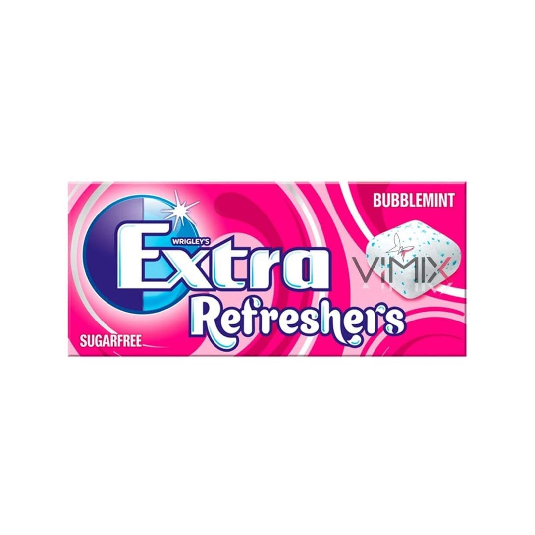 Wrigley Bubblemint Extra Refreshers, fruchtig aromatisierte Minzkaugummis zu 15g 