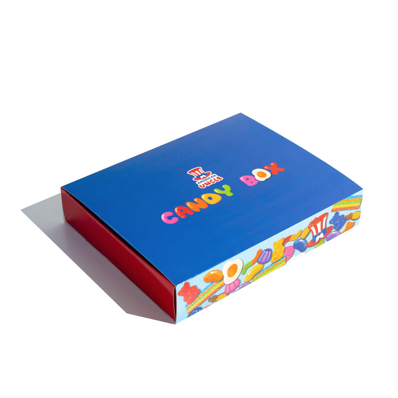 Candy box community selection, 1 kg Gummibonbons Schachtel, 10 Geschmacksrichtungen