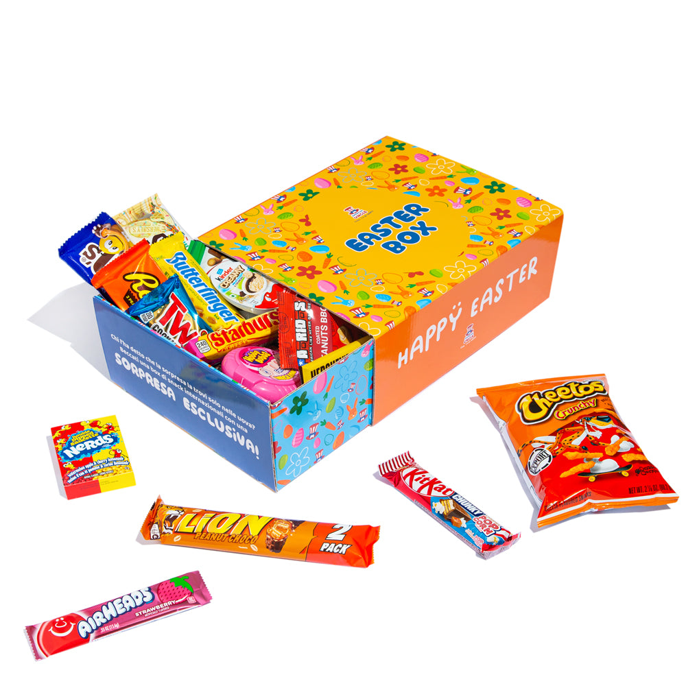 Ostern box, Schachtel mit 15 süßen und salzigen Produkten 